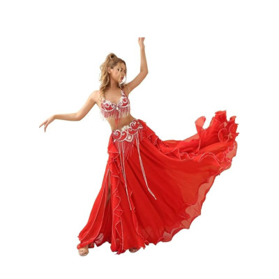 Disfraz de Danza Árabe Rojo para Mujer | La Magia de los Disfraces