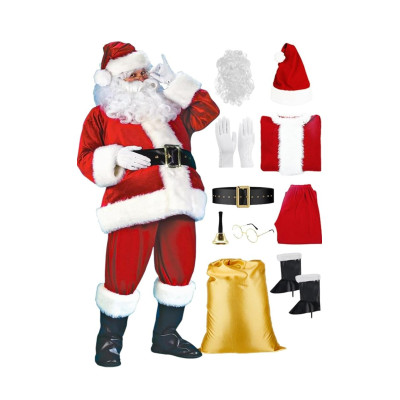Disfraz de Papá Noel para Hombre | Look Completo | La Magia de los Disfraces