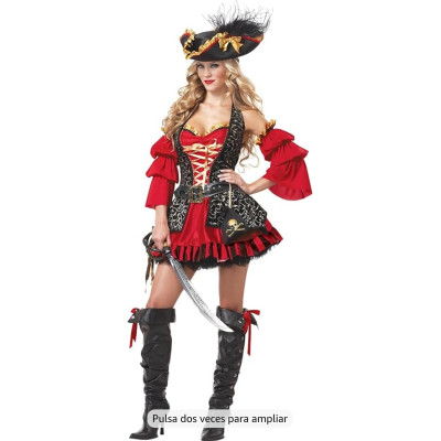 Disfraz de Pirata para Mujer en Alquiler | Fiesta y Halloween